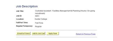 Applying For A Position The City University Of New York