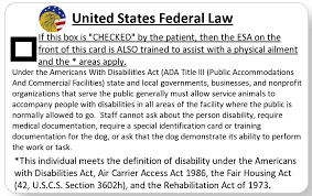 Prescribes an emotional support animal specifically for airline flights (the letter should be on the physicianâ€™s or mental health providerâ€™s letterhead). Pdsc Psychological Disability Service Center I Esa Emotional Support Animal