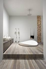 elegance wood floor bathroom designs