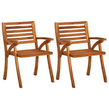Solid Wood Acacia Patio Chairs