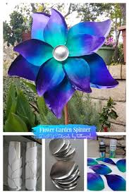 Metal Flower Garden Spinner Diy