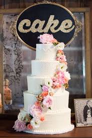 Maybe you would like to learn more about one of these? Five Tier White Wedding Cake With Cascading Flowers
