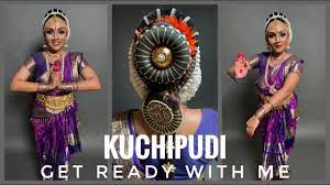 kuchipudi makeup and hairstyle get