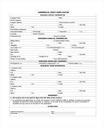 Company Credit Application Template Business Credit Application