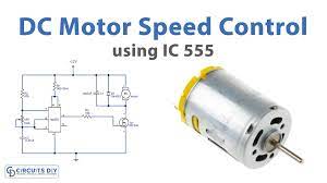 dc motor sd control using 555 timer ic