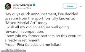 Conor Mcgregor Backs Down On Racist Comments And Hints