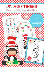 Printable Seuss Activities For Kindergarten And Preschool