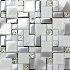 Crystal White Glass Mosaic Tile