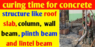 curing time of concrete structure