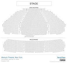 marquis theatre new york seating chart
