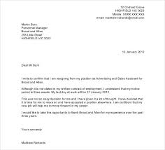 47 resignation letter templates free