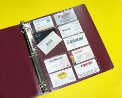 Create your namecard / upload your visiting card search for friends add business contacts advertise your products expand your business. Clear Looseleaf Binder Page With 10 Business Card Pockets
