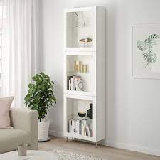 Living Room Storage Glass Door Bookcase