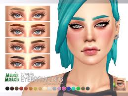 the sims resource maxis match eyebrow