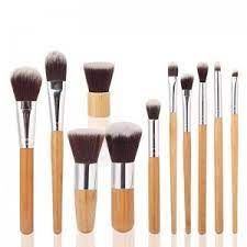 groome make up brush set bamboo