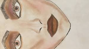 drawing with makeup a face chart