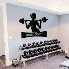 fitness wall decal workout wall decal