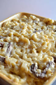 baked mac and cheese steak cerole