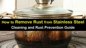 remove rust from snless steel