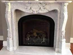 White Marble Fireplace Mantle Amp