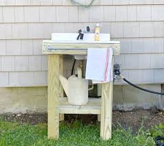 How To Build A Diy Outdoor Sink