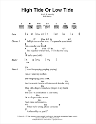 In the night gbm bm and the words that she said. Bob Marley High Tide Or Low Tide Sheet Music Pdf Notes Chords Reggae Score Guitar Chords Lyrics Download Printable Sku 41813