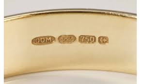 what are the markings on gold jewelry