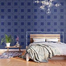 clic royal blue bandana wallpaper by