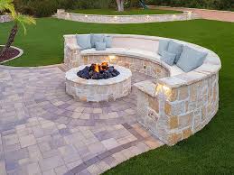Fire Pits From System Pavers
