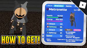 How to get METRONETTE in LOOMIAN LEGACY | Roblox - YouTube