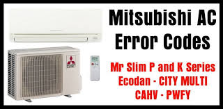 Mitsubishi Air Conditioner Ac Error Codes Mr Slim P And K