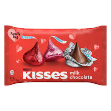 kisses milk chocolate candy valentine