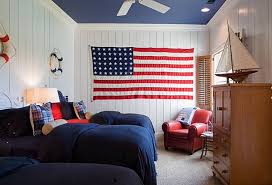 decorating with red white and blue