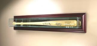 Glass Baseball Bat Display Cases Wall