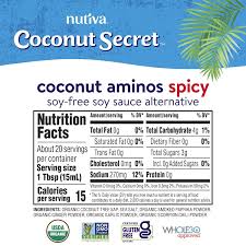 coconut secret y coconut aminos 10