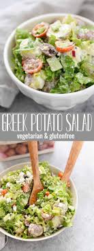 Pour the dressing over the potatoes and eggs, and mix lightly. Tarpon Springs Greek Salad With Potato Salad Delish Knowledge