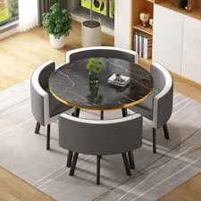 Beauty Marble Simple Small Dining Room