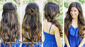 It takes longer to style compared with medium hair so if you have long hair, keep reading to check out 25 of our favorite hairstyles that will have you this beautiful updo was inspired by one of kate middleton's classic looks, and it doesn't involve any. Cute Easy Hairstyles For Long Hair Video Dailymotion
