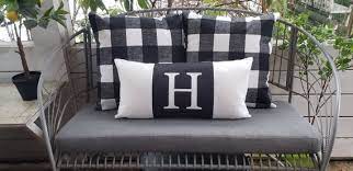 Outdoor Porch Pillows Modern Farmhouse