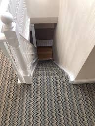 zig zag carpet for stairs is the new