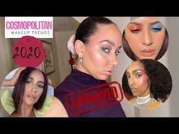 trying 3 cosmopolitan makeup trends of