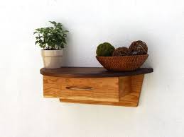 Entryway Floating Shelf With Drawer