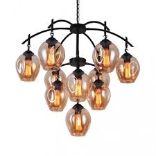 Clear Orb Chandelier Light 10 Lights Height Adjustable Antique Hanging Lamp For Dining Room Takeluckhome Com