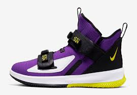 Nike Lebron Soldier 13 Lakers Triple Black And Photo Blue
