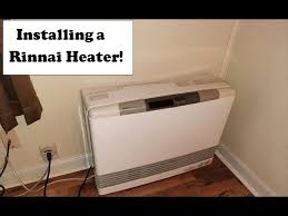 Installing A Rinnai Propane Heater