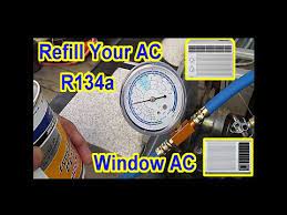 recharge a window air conditioner