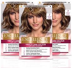 Our incredible range of hair dye has all the colours of the rainbow (and then some) and stand the test of time. L Oreal Paris Excellence Creme Blonde Permanent Hair Dye Up To 100 Grey Hair Coverage Natural Looking Hair Colour Result Blonde Hair Dye 7 Natural Dark Blonde Pack Of 3 Amazon Co Uk Beauty