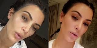 kim kardashian makeup free kim