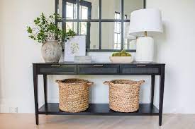 Black Console Tables Arched Manor