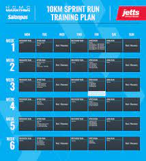 6 week 10k marathon training plan